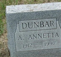 A Anetta Dunbar A Anetta Dunbar