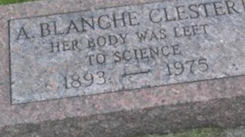 A. Blanche Clester