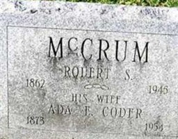 Ada E. Coder McCrum Ada E. Coder McCrum