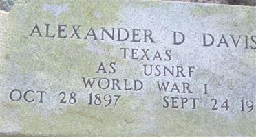 Alexander D Davis