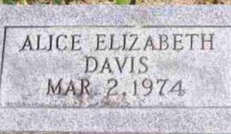 Alice Elizabeth Davis