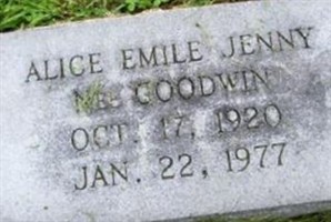 Alice Emile Goodwin Jenny Alice Emile Goodwin Jenny