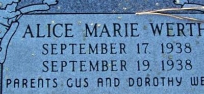 Alice Marie Werth