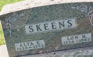 Alonzo Morris "Lon" Skeens, Sr Alonzo Morris "Lon" Skeens, Sr