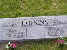 Annie Rowena Woodcock Hopkins Annie Rowena Woodcock Hopkins