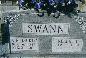 Aulbrey Nelson "Dickie" Swann Aulbrey Nelson "Dickie" Swann