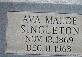 Ava Maude Singleton Ava Maude Singleton