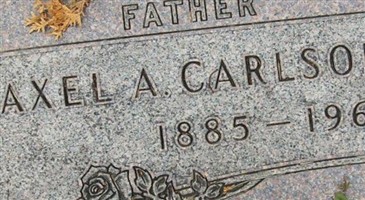 Axel A Carlson Axel A Carlson