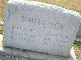 Bennet W. Whitlock Bennet W. Whitlock
