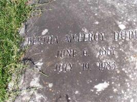 Bertha McElroy Dupree