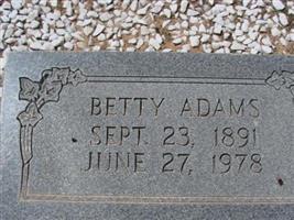 Betty Adams Martin