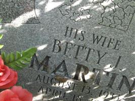 Betty J Martin Thrasher