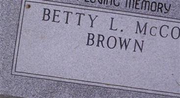 Betty L. McCoy Brown