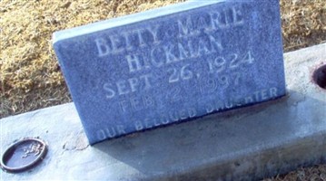 Betty Marie Hickman Betty Marie Hickman