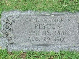 Capt George Eugene Peyton Capt George Eugene Peyton