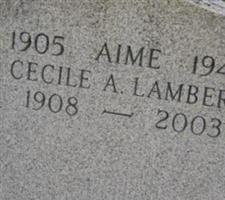 Cecile A Lambert