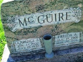 Clarence A McGuire Clarence A McGuire