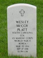 Col Wesley McCoy Platt