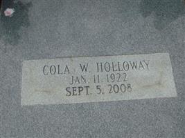 Cola W Holloway