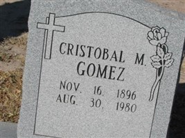 Cristobal M Gomez Cristobal M Gomez