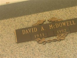 David A McDowell