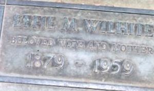 Effie Maude Jacques, Wilhite Effie Maude Jacques, Wilhite