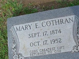 Mary Elizabeth Caviness Caviness Cothran