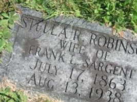 Estella Ida "Stella" Robinson Sargent Estella Ida "Stella" Robinson Sargent