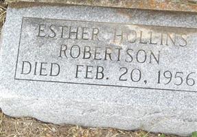 Esther J. Wiley Hollins Robertson