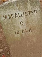 F M McAllister