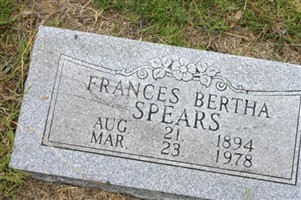 Frances Bertha Spears