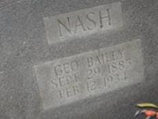 George Bailey ""Bail"" Nash