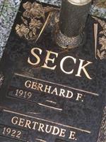 Gertrude E Seck