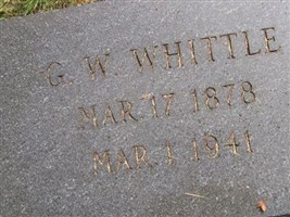 G. W. Whittle G. W. Whittle