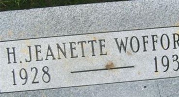 H. Jeanette Wofford H. Jeanette Wofford