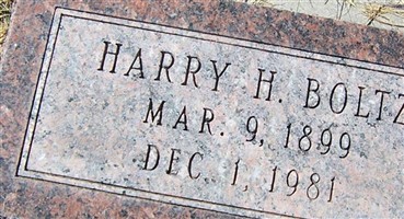 Harry H. Boltz Harry H. Boltz