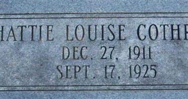 Hattie Louise Cothran
