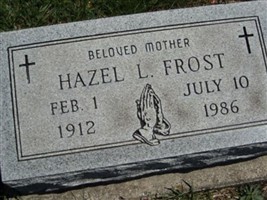Hazel L. Frost Hazel L. Frost