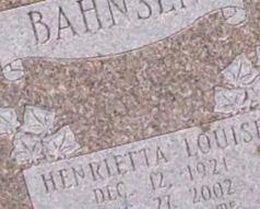 Henrietta Louise Bahnsen