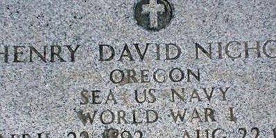 Henry David Nichols Henry David Nichols