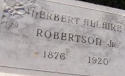 Herbert Allshire Robertson, Jr