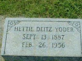 Hettie Deitz Deitz Yoder