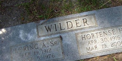 Hortense H Wilder