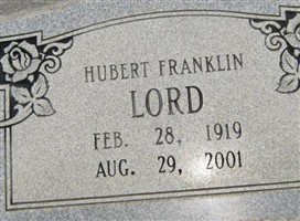 Hubert Franklin Lord Hubert Franklin Lord