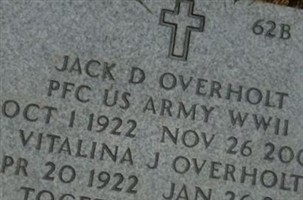 Jack D Overholt