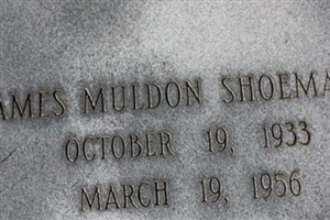 James Muldon Shoemaker James Muldon Shoemaker