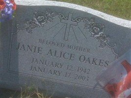 Janie Alice Oakes