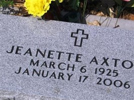 Jeanette Breslaw Axton Jeanette Breslaw Axton