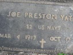 Joe Preston Yates Joe Preston Yates