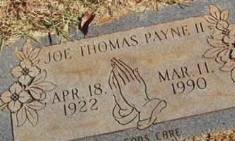 Joe Thomas Payne, II